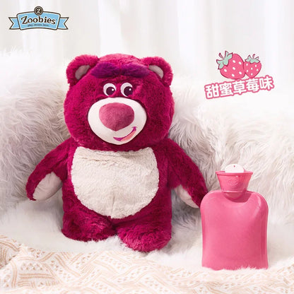 2025 Disney Stitch Plush Hot Water Bottle Kawaii Winter Extra Large Hot Water Bottle Home Water Filling Women's Birthday Present